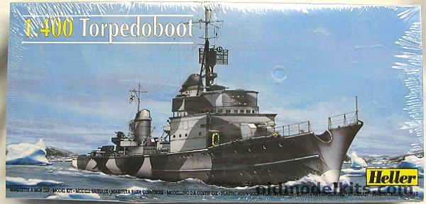 Heller 1/400 German T23 / T28 French L`Alsacien Class -  1100 Ton WWII Torpedoboot, 81011 plastic model kit